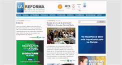 Desktop Screenshot of diariolareforma.com.ar