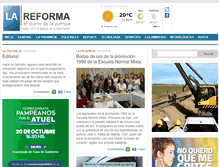 Tablet Screenshot of diariolareforma.com.ar